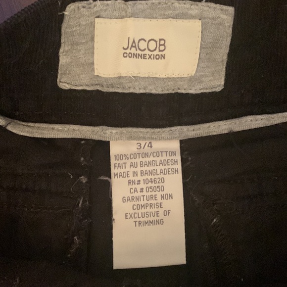 Black corduroy pants from Jacob - Picture 2 of 3